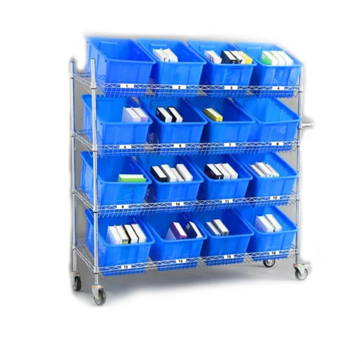 shelf stainless trolley 08